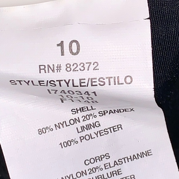 Island Escapes Black Skirtini Size 10 New - Picture 5 of 5